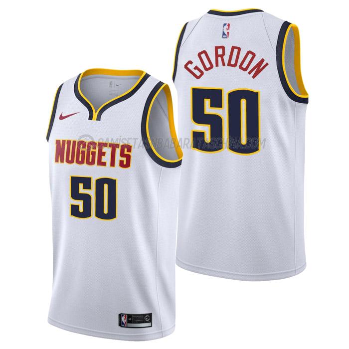 camiseta aaron gordon denver nuggets de 50 hombre association edition 2023 blanco