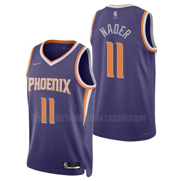 camiseta abdel nader phoenix suns de 11 hombre icon edition 2022 púrpura