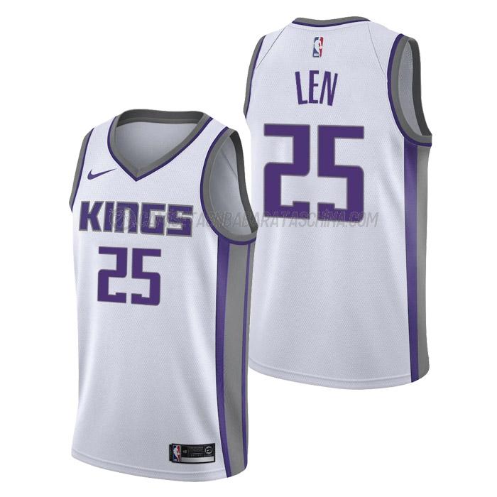 camiseta alex len sacramento kings de 25 hombre association edition 2023 blanco