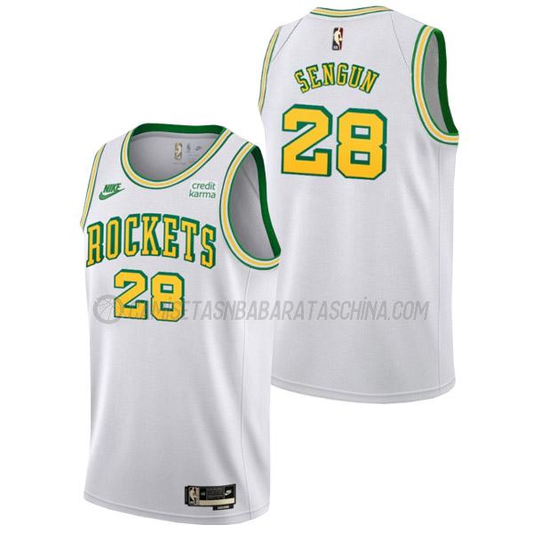 camiseta alperen sengun houston rockets de 28 hombre classic edition 2023 blanco