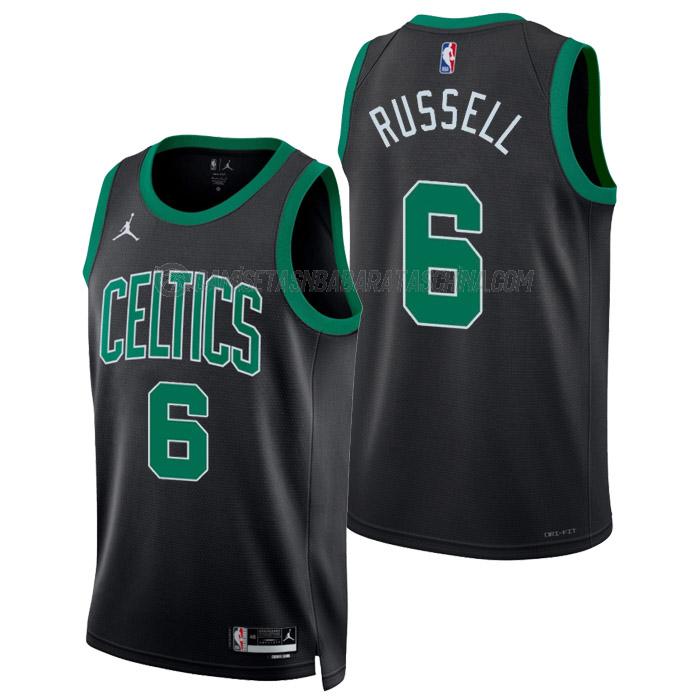 camiseta bill russell boston celtics de 6 hombre statement edition 2023 negro