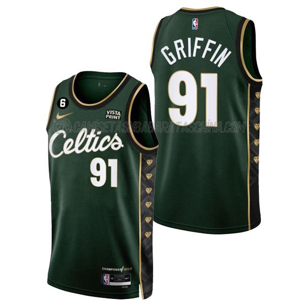 camiseta blake griffin boston celtics de 91 hombre city edition 2023 verde