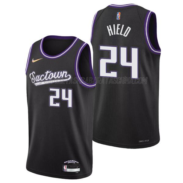 camiseta buddy hield sacramento kings de 24 hombre city edition 2022 negro