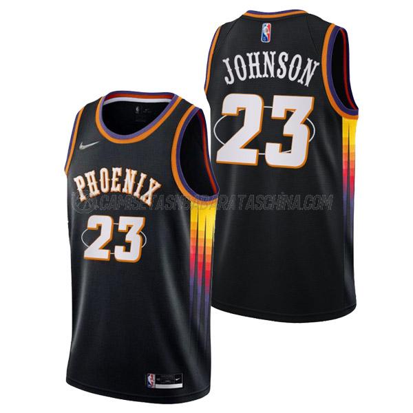 camiseta cameron johnson phoenix suns de 23 hombre mixtape edition 2022 negro