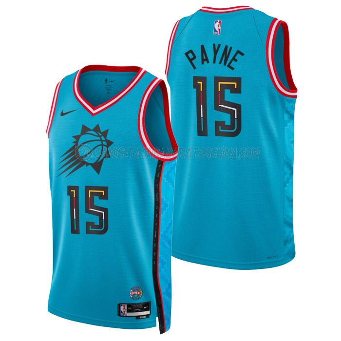 camiseta cameron payne phoenix suns de 15 hombre city edition 2023 verde azulado