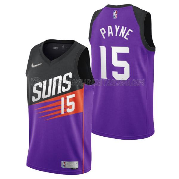 camiseta cameron payne phoenix suns de 15 hombre earned edition 2022 púrpura