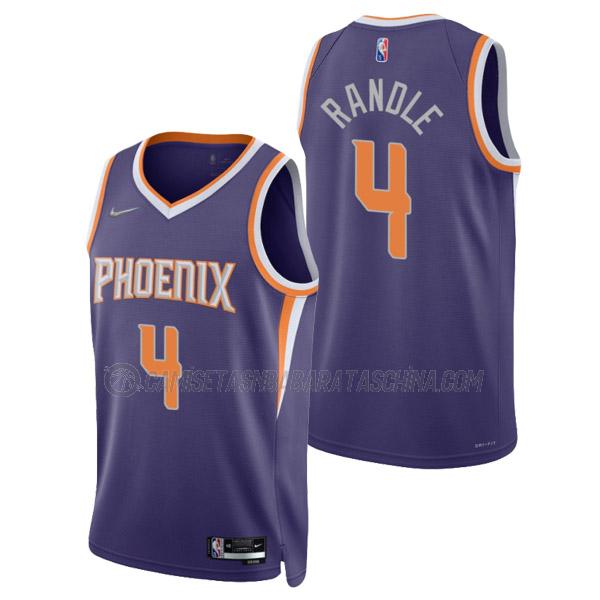 camiseta chasson randle phoenix suns de 4 hombre icon edition 2022 púrpura