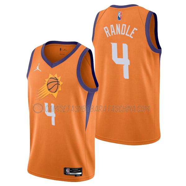 camiseta chasson randle phoenix suns de 4 hombre statement edition 2022 naranja