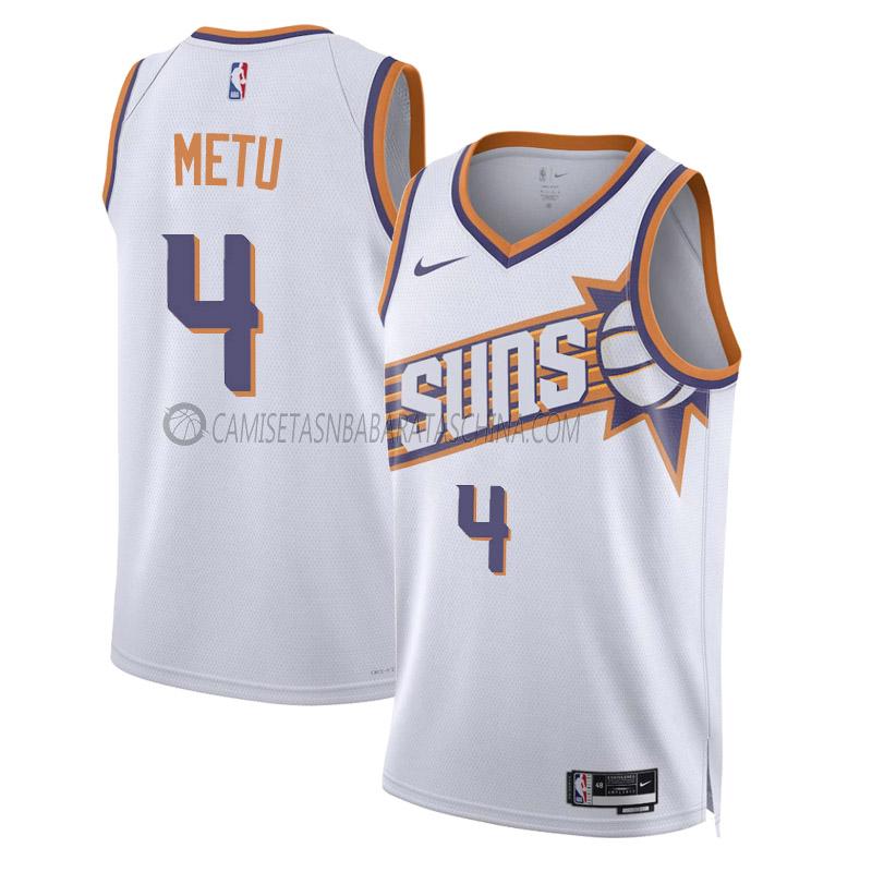 camiseta chimezie metu phoenix suns de 4 hombre association edition 2023-24 blanco