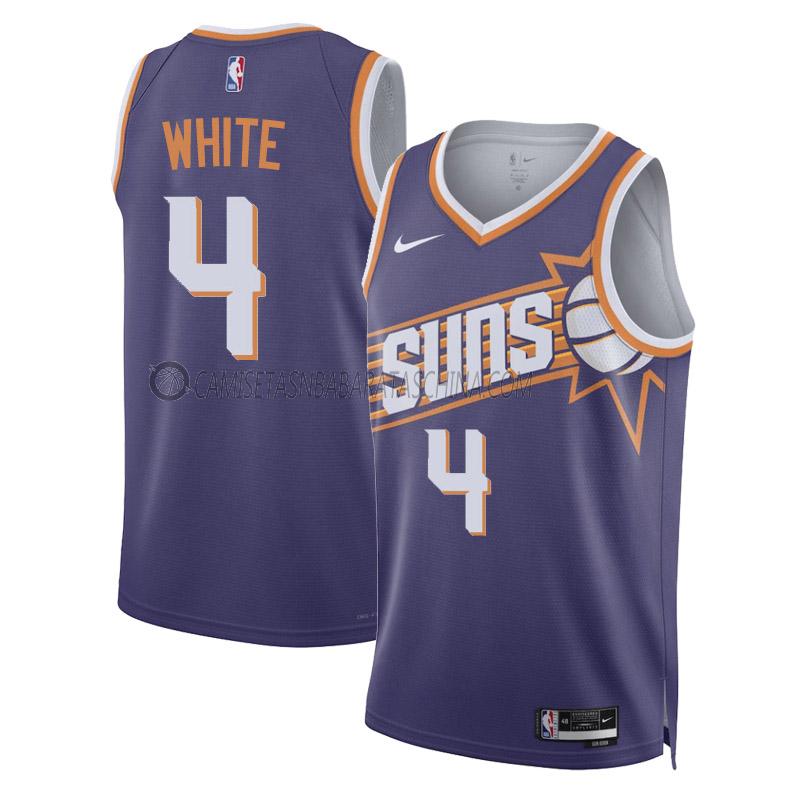 camiseta chimezie metu phoenix suns de 4 hombre icon edition 2023-24 púrpura