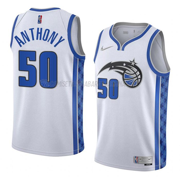 camiseta cole anthony orlando magic de 50 hombre earned edition 2023 blanco