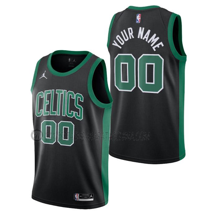 camiseta custom boston celtics de hombre statement edition 2023 negro