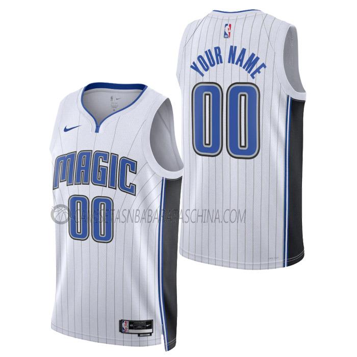 camiseta custom orlando magic de hombre association edition 2023 blanco