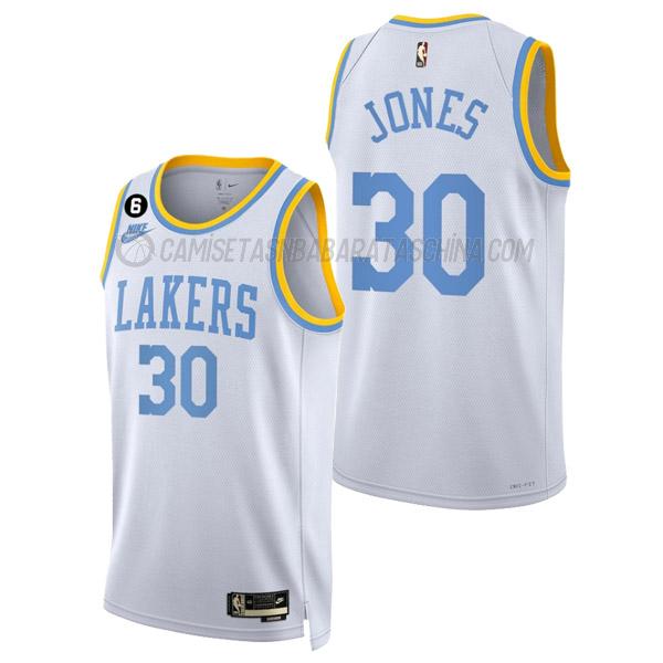 camiseta damian jones los angeles lakers de 30 hombre classic edition 2023 blanco