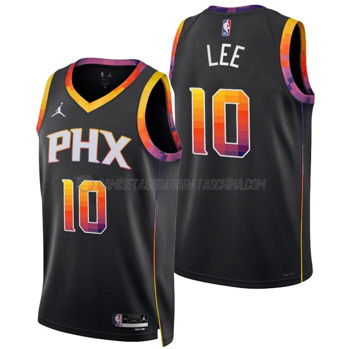 camiseta damion lee phoenix suns de 10 hombre statement edition 2023 negro