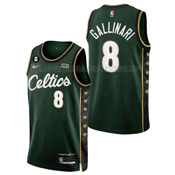 camiseta danilo gallinari boston celtics de 8 hombre city edition 2023 verde