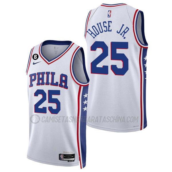 camiseta danuel house jr philadelphia 76ers de 25 hombre association edition 2023 blanco