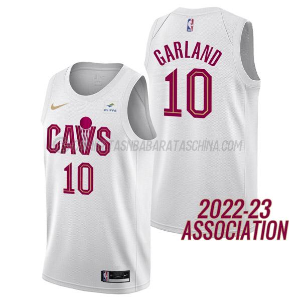 camiseta darius garland cleveland cavaliers de 10 hombre association edition 2023 blanco