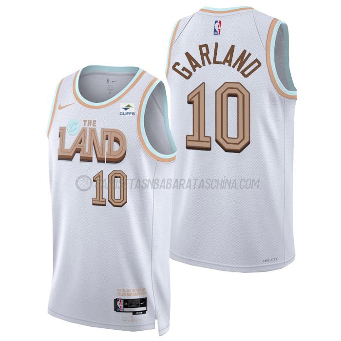 camiseta darius garland cleveland cavaliers de 10 hombre city edition 2023 blanco