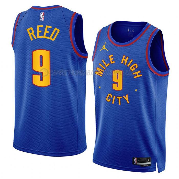 camiseta davon reed denver nuggets de 9 hombre statement edition 2023 azul