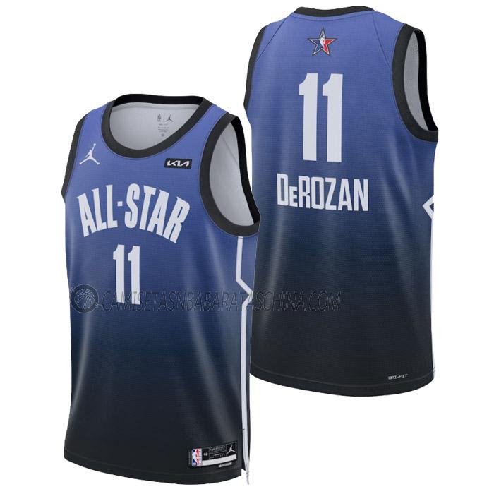 camiseta demar derozan nba all-star de 11 hombre 2023 azul