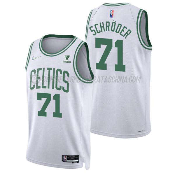 camiseta dennis schroder boston celtics de 71 hombre association edition 2022 blanco