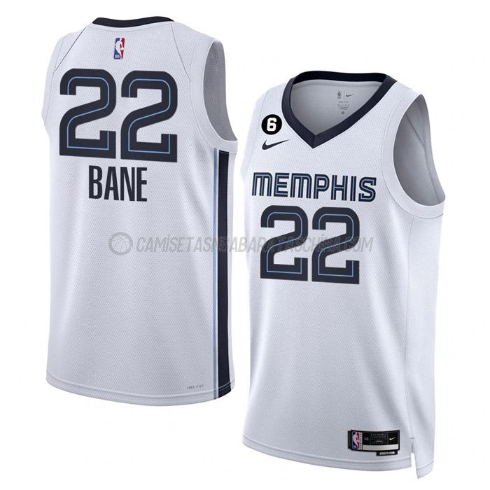 camiseta desmond bane memphis grizzlies de 22 hombre association edition 2023 blanco