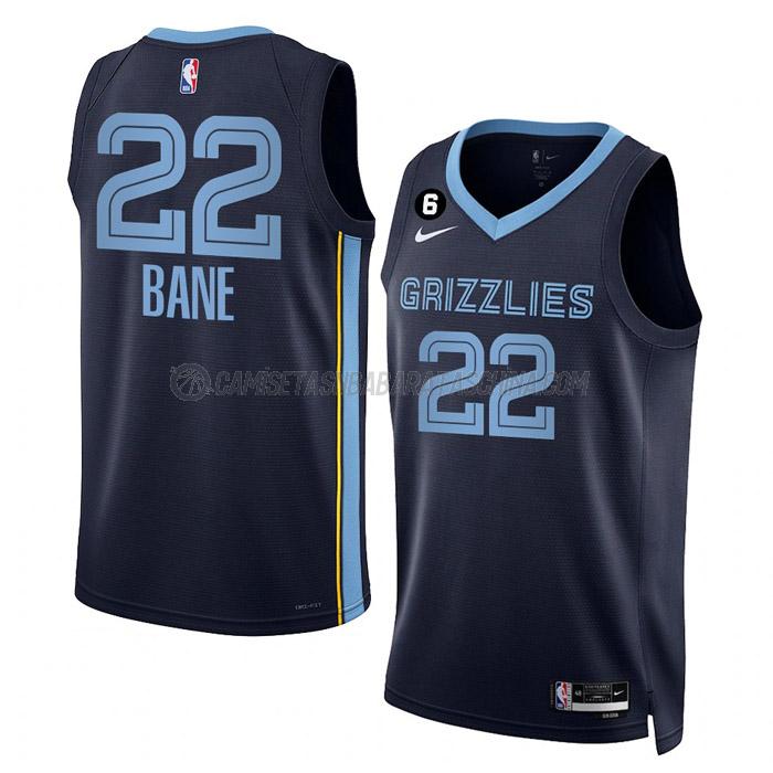 camiseta desmond bane memphis grizzlies de 22 hombre icon edition 2023 azul marino