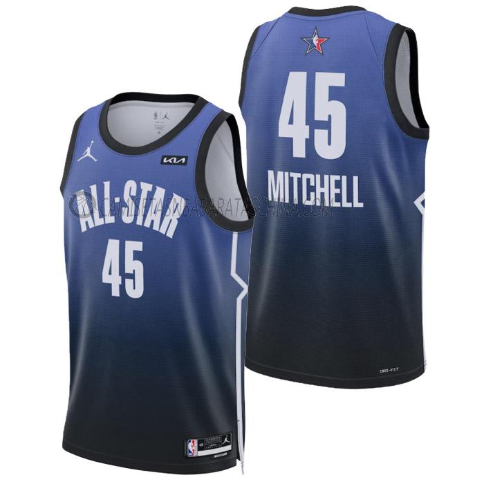 camiseta donovan mitchell nba all-star de 45 hombre 2023 azul