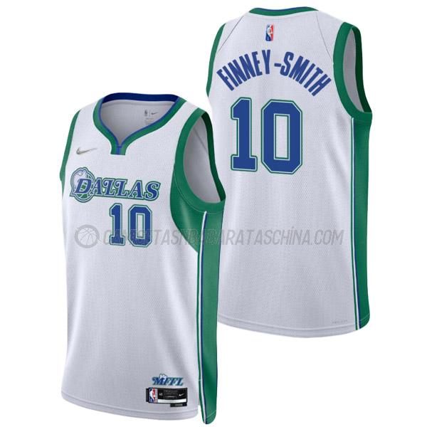 camiseta dorian finney-smith dallas mavericks de 10 hombre city edition 2022 blanco