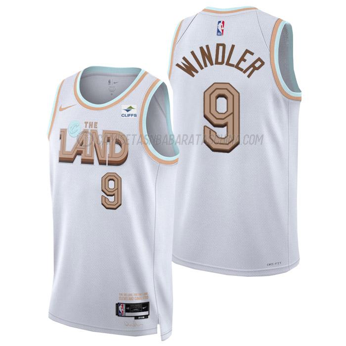 camiseta dylan windler cleveland cavaliers de 9 hombre city edition 2023 blanco