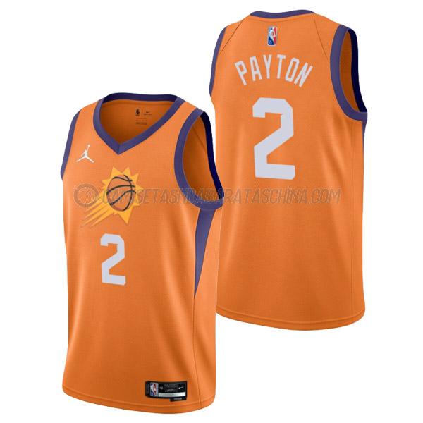 camiseta elfrid payton phoenix suns de 2 hombre statement edition 2022 naranja