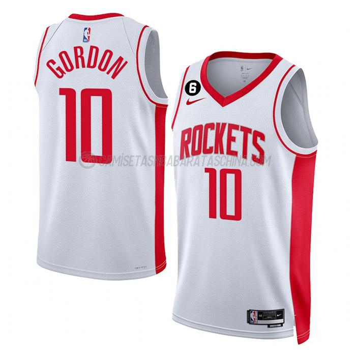 camiseta eric gordon houston rockets de 10 hombre association edition 2023 blanco