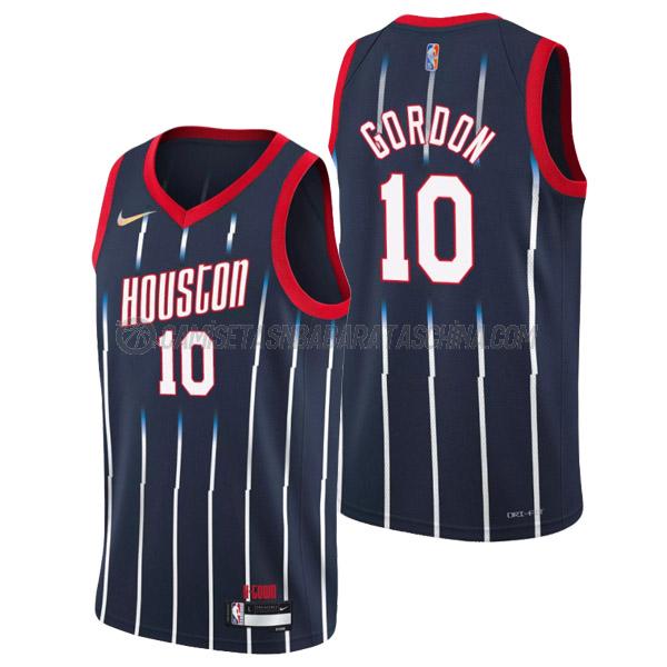 camiseta eric gordon houston rockets de 10 hombre city edition 2022 azul