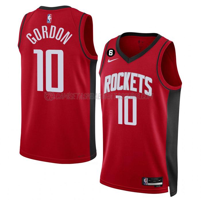 camiseta eric gordon houston rockets de 10 hombre icon edition 2023 rojo