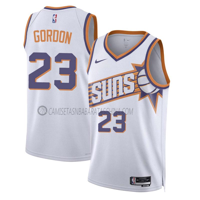 camiseta eric gordon phoenix suns de 23 hombre association edition 2023-24 blanco