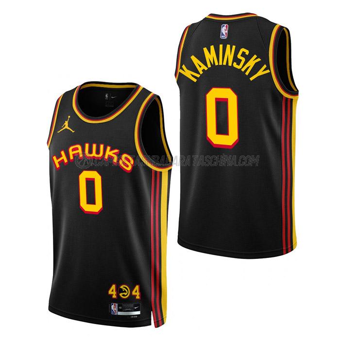 camiseta frank kaminsky atlanta hawks de 0 hombre statement edition 2023 negro