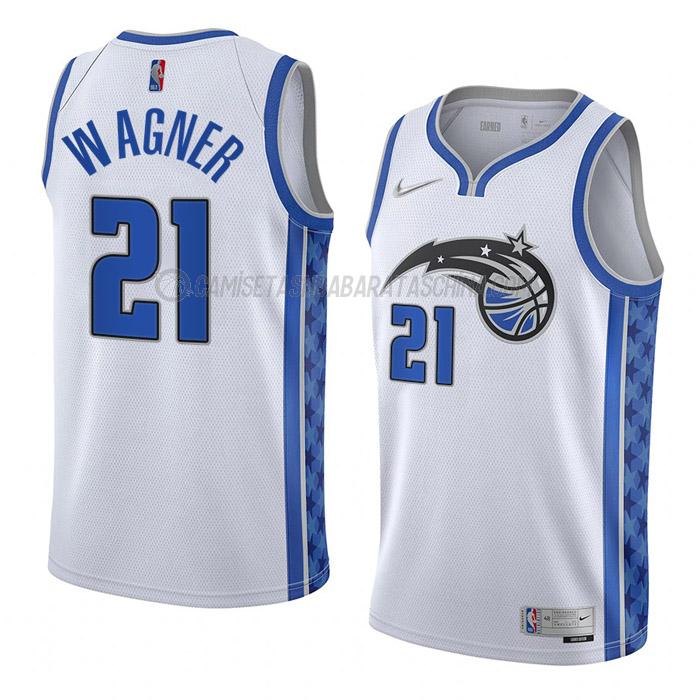 camiseta franz wagner orlando magic de 21 hombre earned edition 2023 blanco