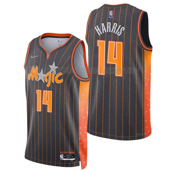 camiseta gary harris orlando magic de 14 hombre city edition 2022 negro