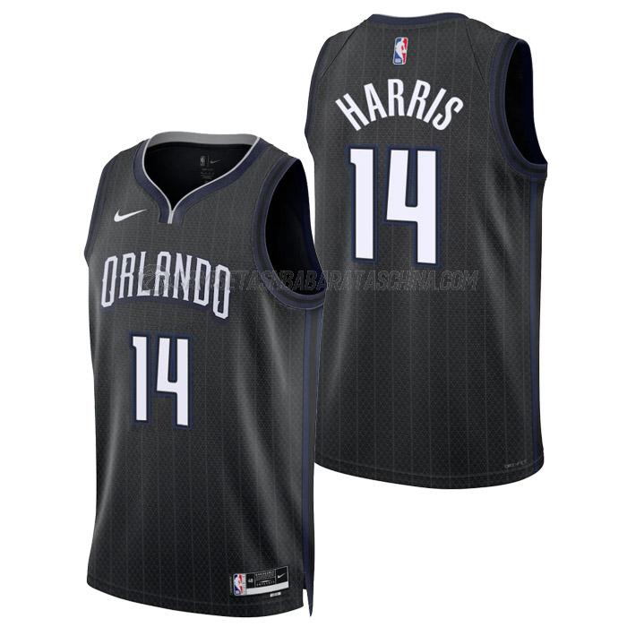 camiseta gary harris orlando magic de 14 hombre city edition 2023 negro