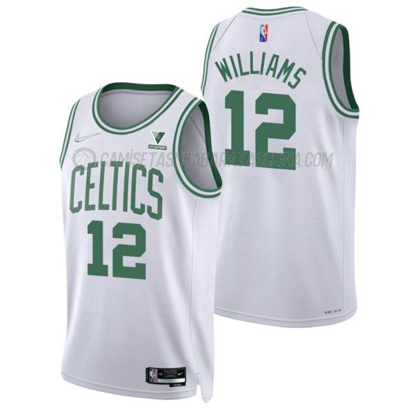 camiseta grant williams boston celtics de 12 hombre association edition 2022 blanco