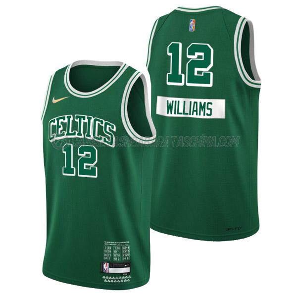 camiseta grant williams boston celtics de 12 hombre city edition 2022 verde