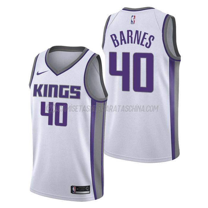 camiseta harrison barnes sacramento kings de 40 hombre association edition 2023 blanco