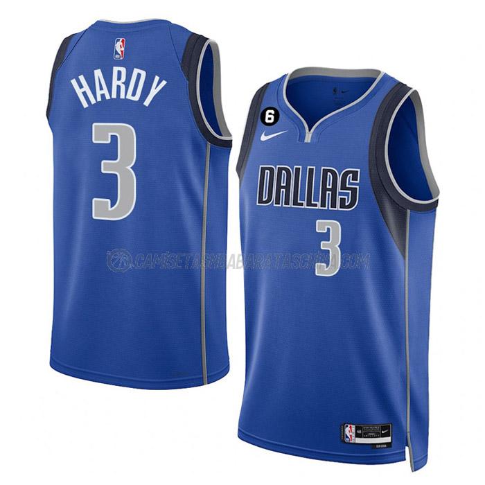 camiseta jaden hardy dallas mavericks de 3 hombre icon edition 2023 azul