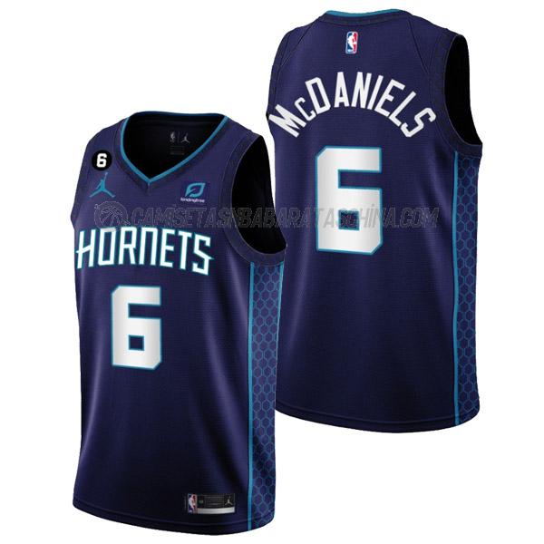 camiseta jalen mcdaniels charlotte hornets de 6 hombre statement edition 2023 púrpura