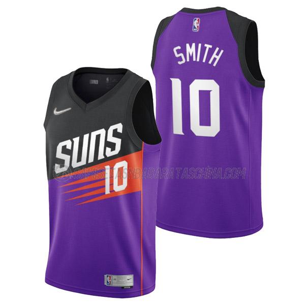 camiseta jalen smith phoenix suns de 10 hombre earned edition 2022 púrpura