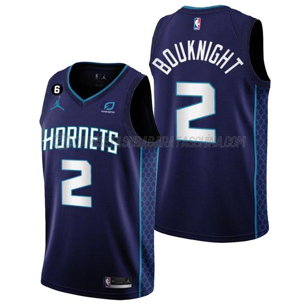 camiseta james bouknight charlotte hornets de 2 hombre statement edition 2023 púrpura