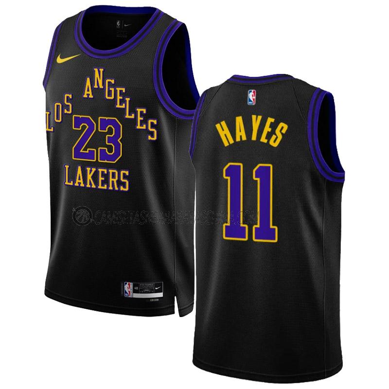 camiseta jaxson hayes los angeles lakers de 11 hombre city edition 2023-24 negro