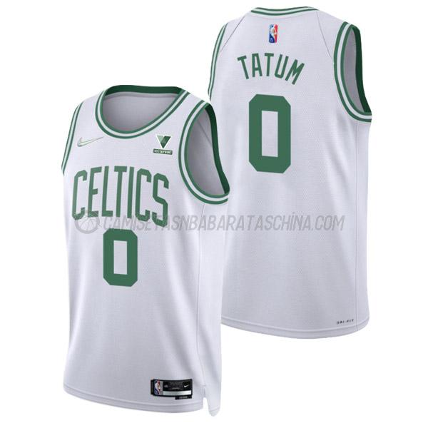 camiseta jayson tatum boston celtics de 0 hombre association edition 2022 blanco