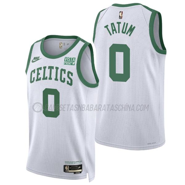 camiseta jayson tatum boston celtics de 0 hombre classic edition 2022 blanco